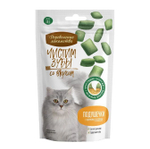 Подушечки с кремом из курицы Деревенские лакомства Чистим зубы для кошек набор из 10 упаковок по 0,03кг