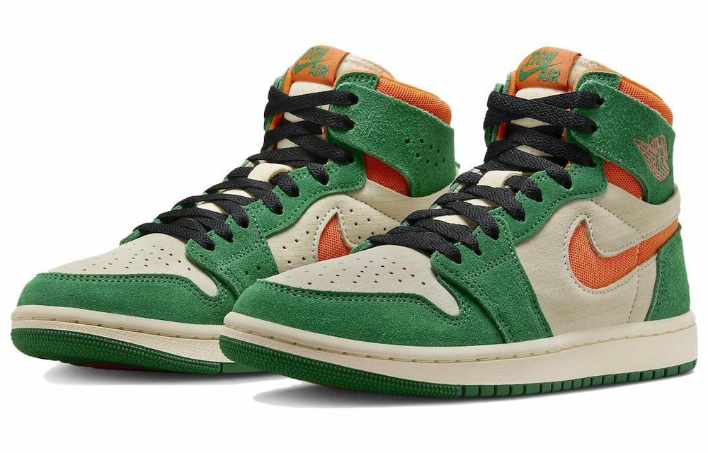 Кроссовки Jordan Air Jordan 1 High Zoom Cmft 2Pine Green (Женская размерная сетка)