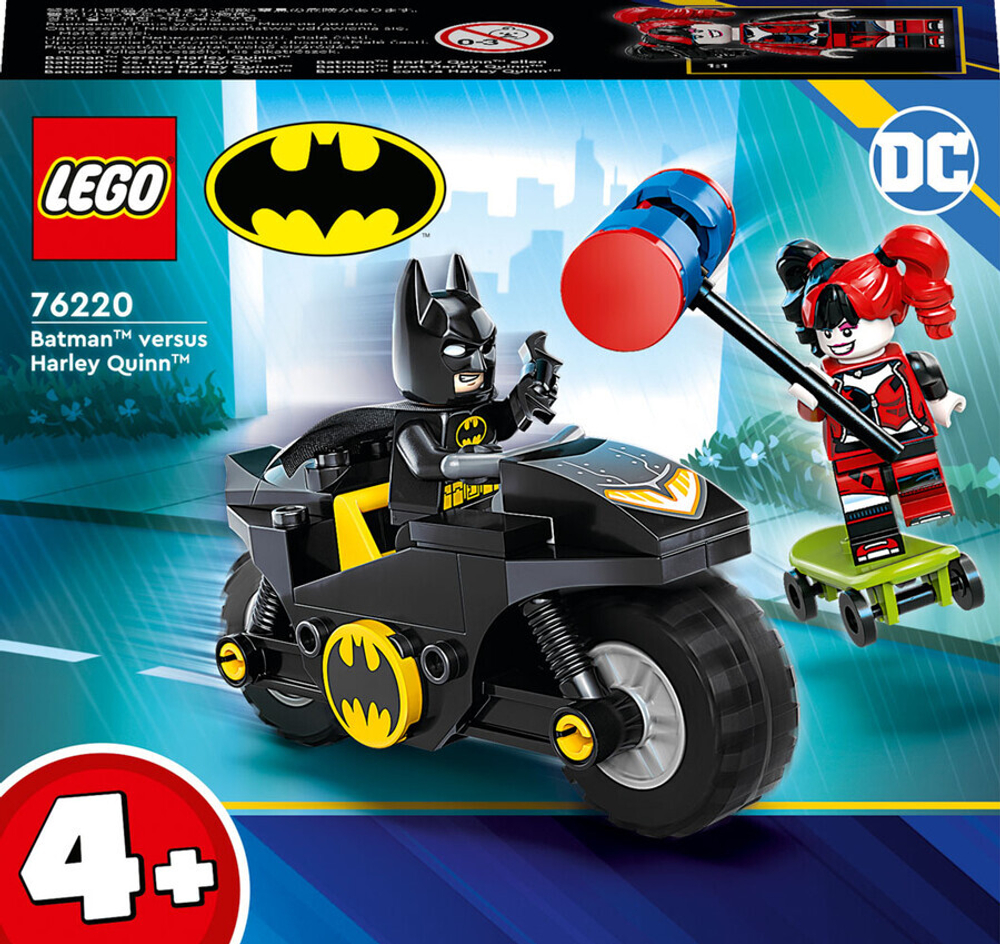 Конструктор LEGO DC Batman 76220 Бэтмен против Харли Квинн