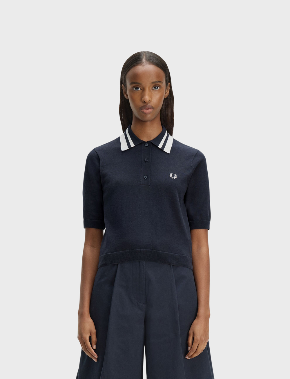 Джемпер-поло FRED PERRY Bold Twin Tipped Knitted Shirt