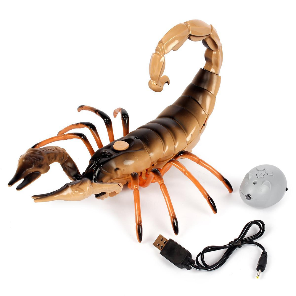 Скорпион инфр.упр. свет, движение, вода,коробка31*27*9см (Технодрайв)