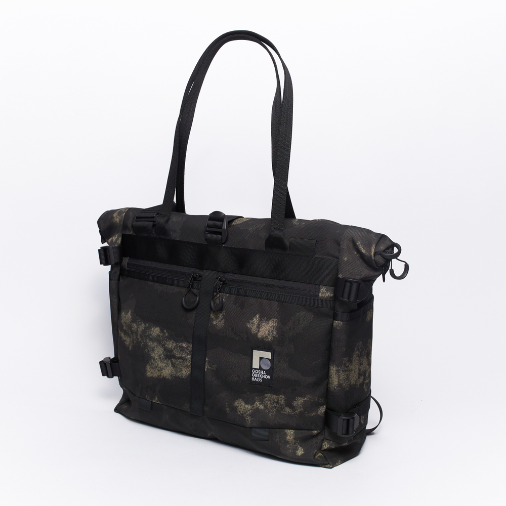 Сумка Tote Part of Cube L черный мох