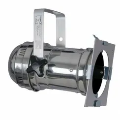 SHOWLIGHT PAR-46 Polish - Прожектор типа парблайзер, цвет: хром, цоколь: E-27, 1 0mm2 x 100 cm(VDE),