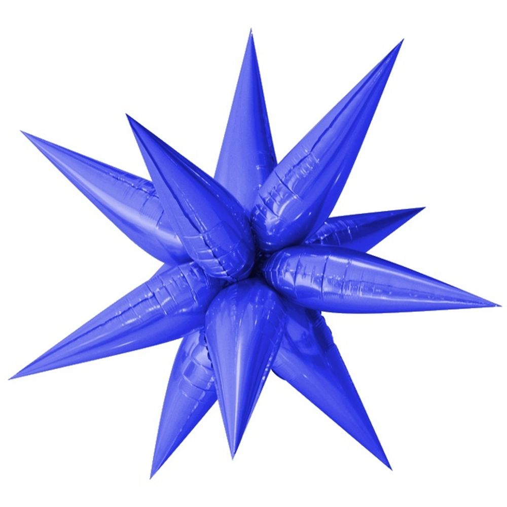 Шар Falali звезда составная голубой, 26&quot; #60034