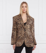 льняной пиджак Pinko - коричневый(1Q10CZ A01J)