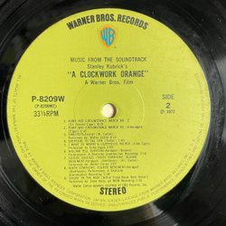 Винтажная виниловая пластинка LP Stanley Kubrick A Clockwork Orange Заводной Апельсин (Japan 1972) (Obi)