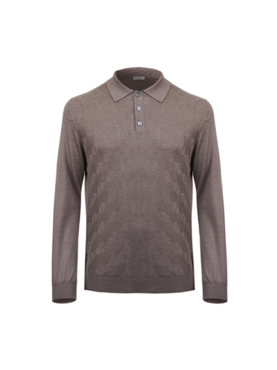 Поло с длинным рукавом на пуговицах Atelier Portofino