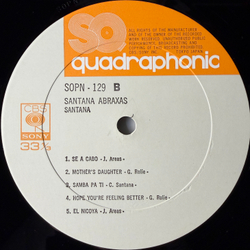 Виниловая пластинка Santana ‎– Abraxas LP