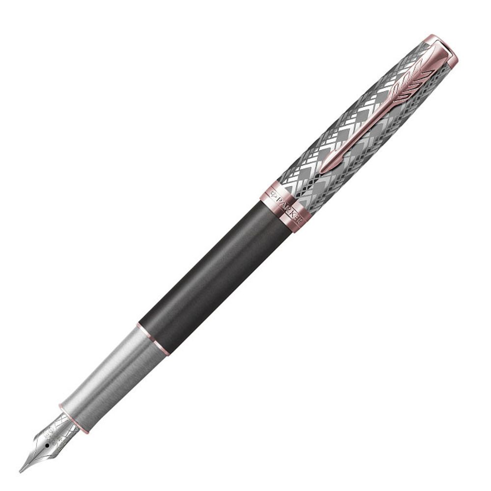 Ручка перьевая Parker Sonnet Premium F537 Metal Grey (2119788)