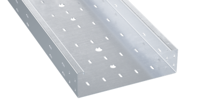 Лоток перфорированный 80x600х3000, 1,0 мм, INOX304