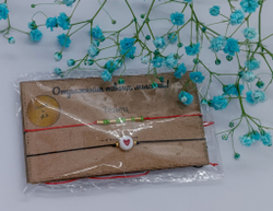 Браслет из бисера/ Азбука Морзе, Знак Зодиака "Телец"