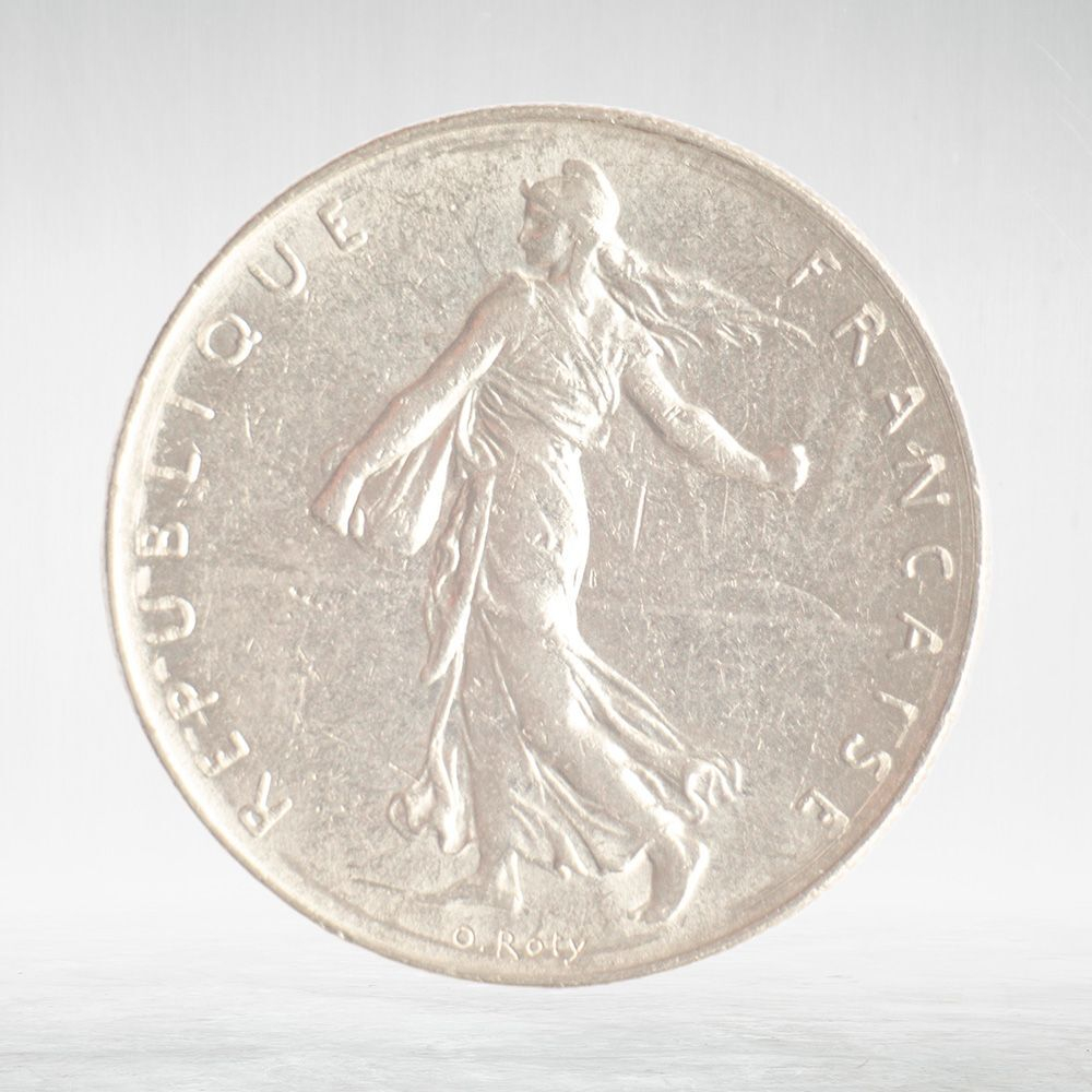 France, 1 Franc 1974 - Signature "O. Roty", VF
