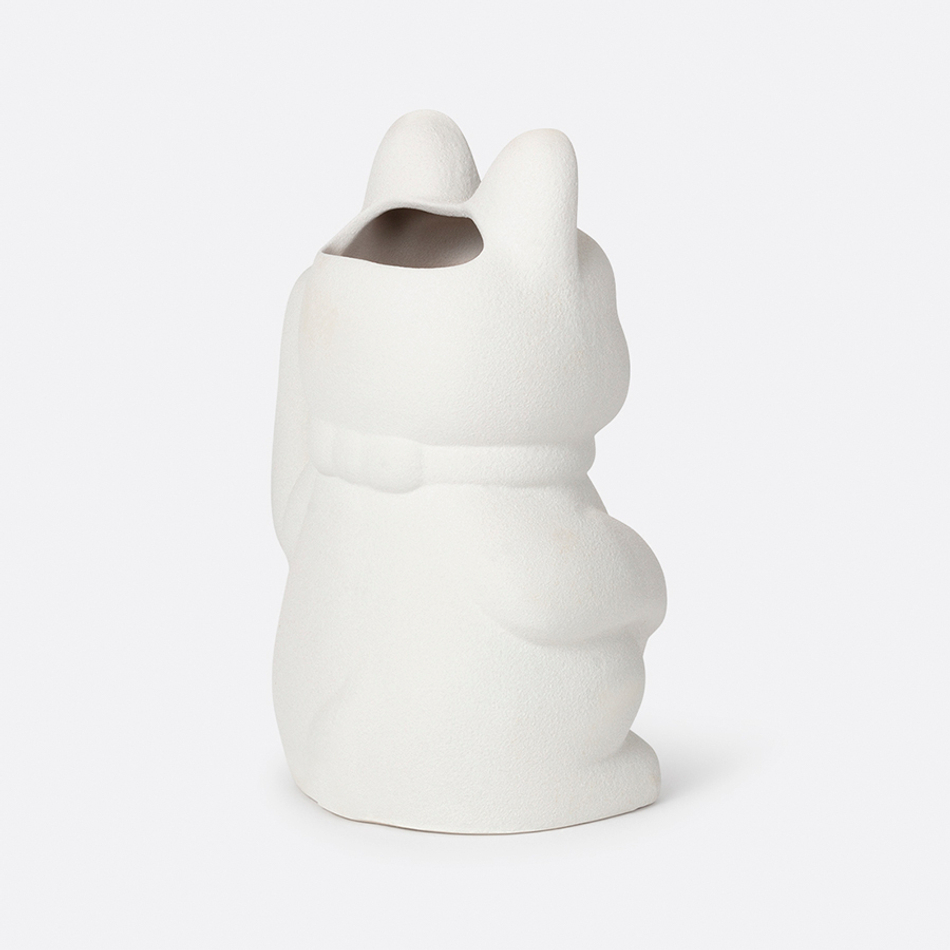 Ваза для цветов neko, 20 см, белая