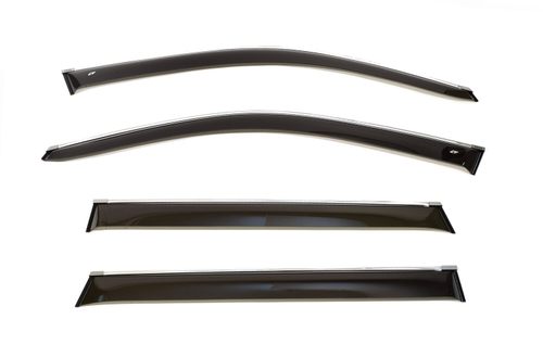 Дефлекторы боковых окон Cobra Tuning на Changan 1 CS35 2012 хромированный молдинг арт.C60112CR