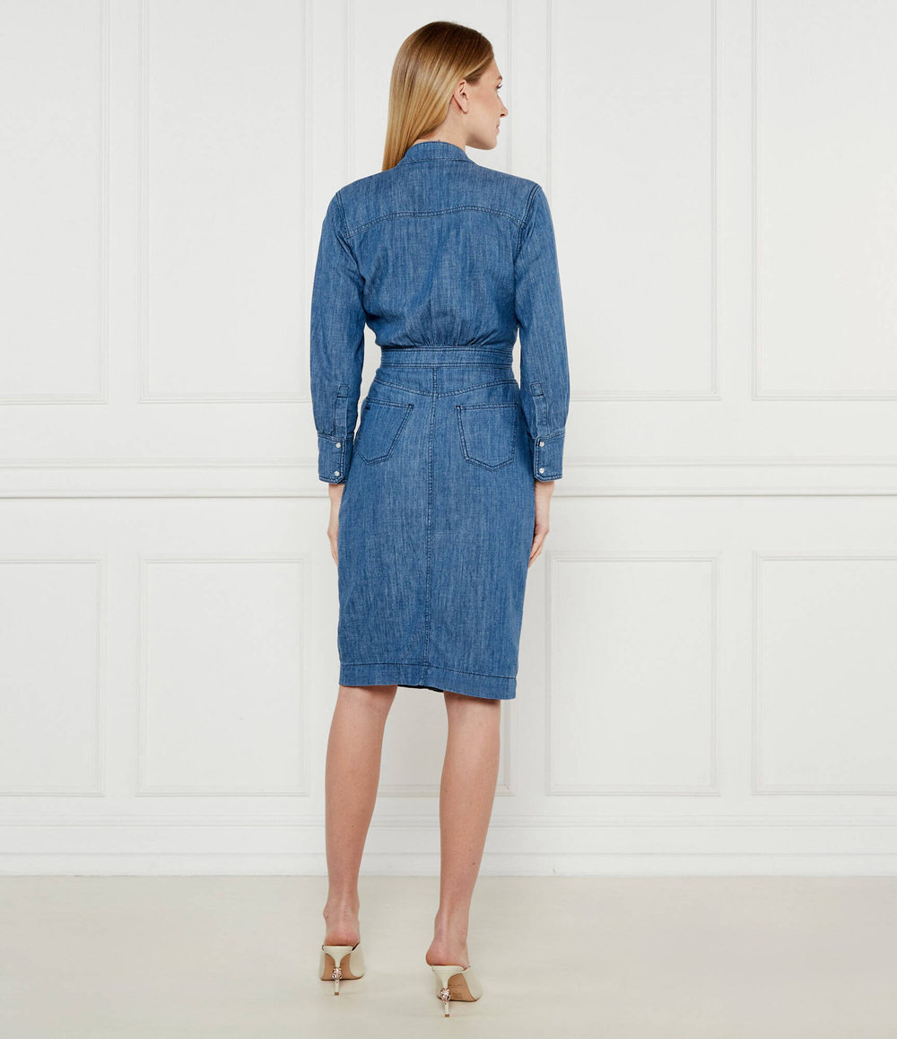 Джинсовое платье Robe WAKIE Ba&sh - голубой(1E25WAKI)