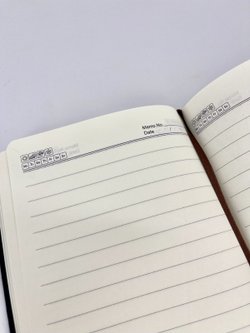 Блокнот 128 л А5 линейка мельница черный (7675-1)