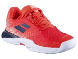 Детские теннисные кроссовки Babolat Jet Mach 3 Junior All Court - strike red/white