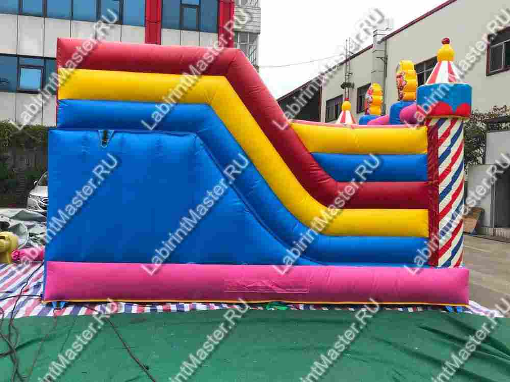 Надувной батут "Яркий цирк" 5*5*3м