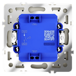 Выключатель встраиваемый VOLTUM S70 одноклавишный 10А, (шелк)
