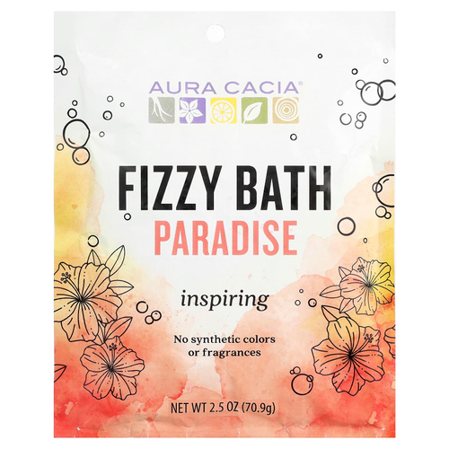 Aura Cacia, Fizzy Bath, Fizzy Bath, Paradise, 70,9 г (2,5 унции)