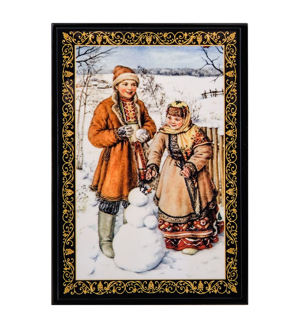 Народные промыслы ШК-11/15-D Шкатулка в технике декупаж (11х16х4)