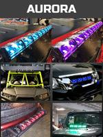 Светодиодная балка, люстра Aurora комбинированный свет с DRL RGB-подсветкой
