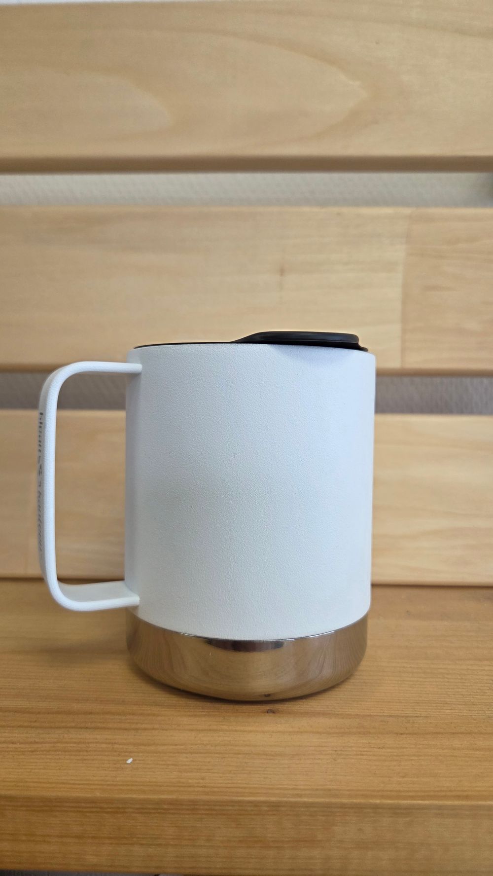 Термокружка Klean Kanteen Camp Mug 12oz (355 мл) White (вмятина на донышке)