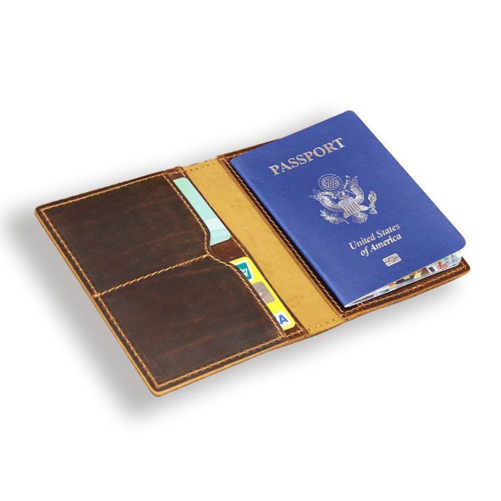 Портмоне для документов Бумажник кожаный Обложка для документов Кошелек КожаноFF