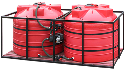 Кассета VERT 2х5000Т с мотопомпой STERH 10000 л.(4200x2150x1950см;) - арт.552029