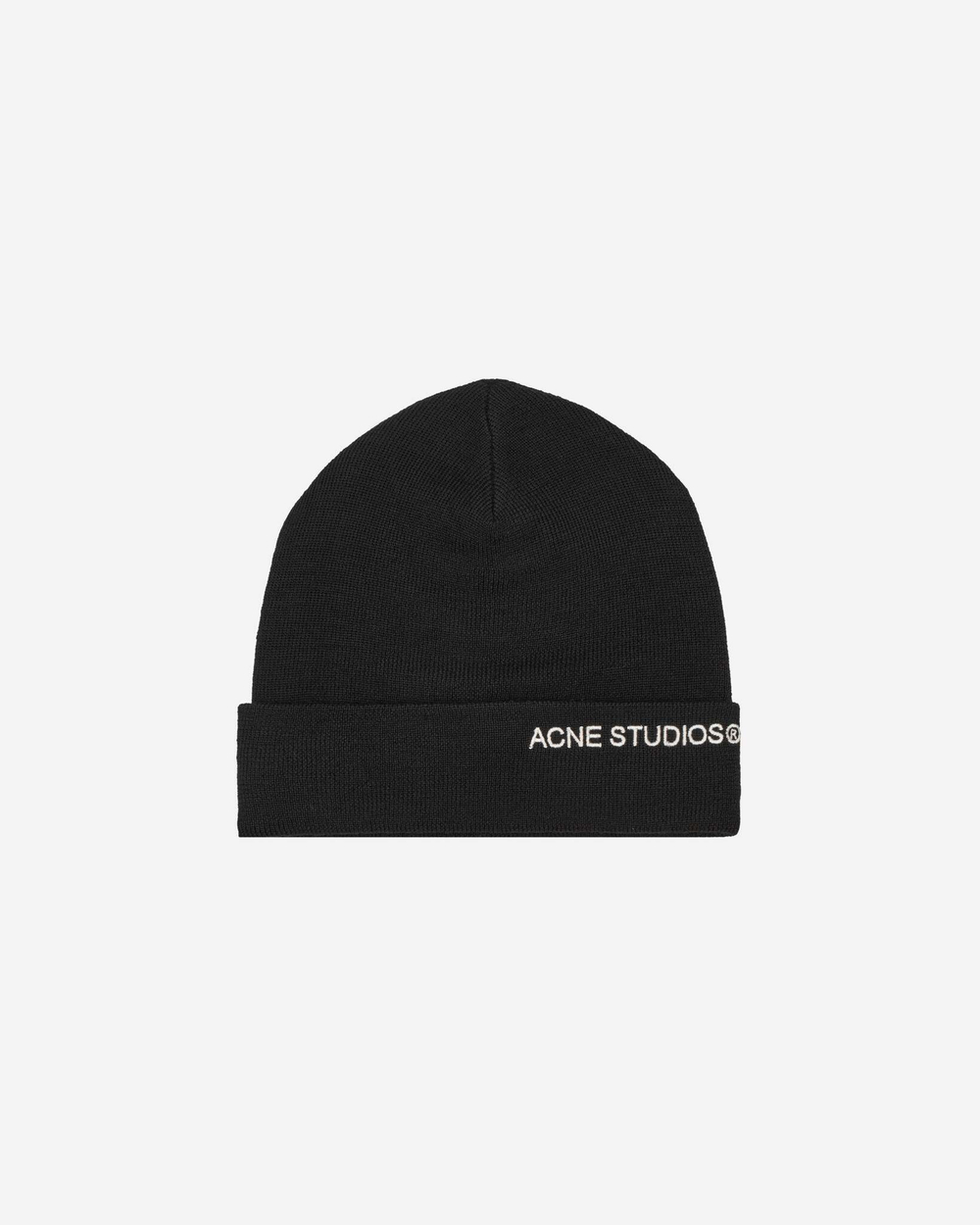 Acne Studios Шапка-Бини С Вышитым Логотипом, Черная