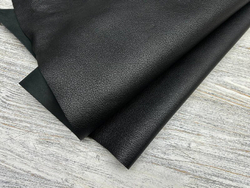 Poncho Lux Nero  (1,3-1,5 мм), цв. Черный, натуральная овчина