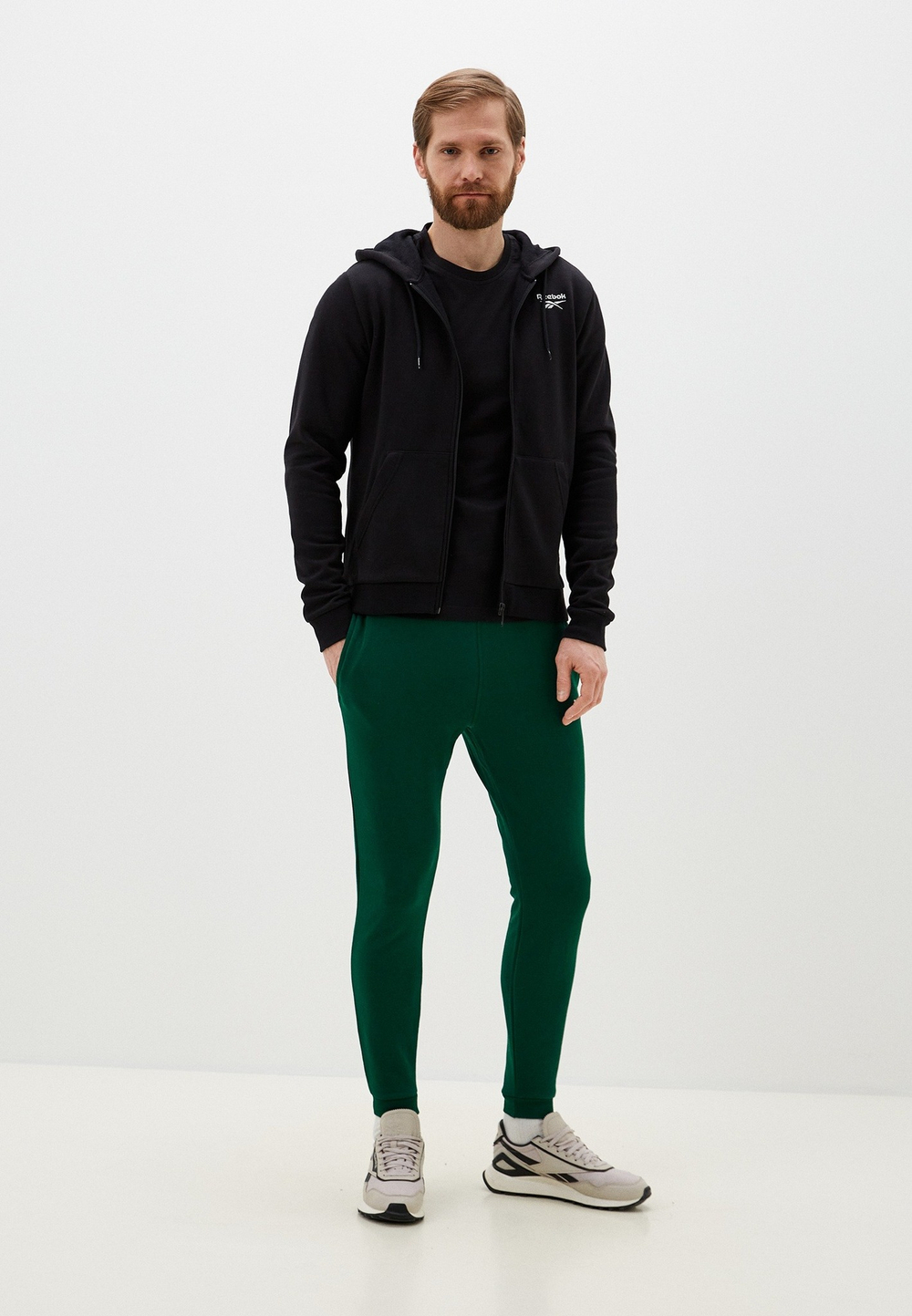 Толстовка мужская REEBOK IDENTITY SL FLEECE FZ