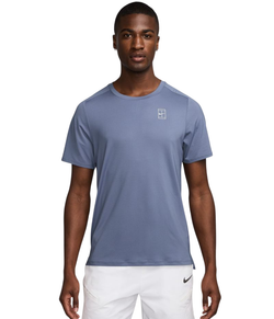 Мужская теннисная футболка Nike Court Advantage Dri-Fit - world indigo/world indigo/white