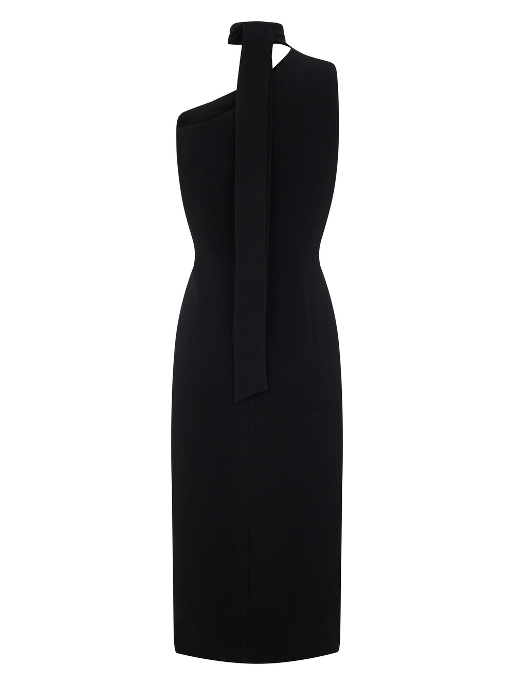 midi dress with a choker