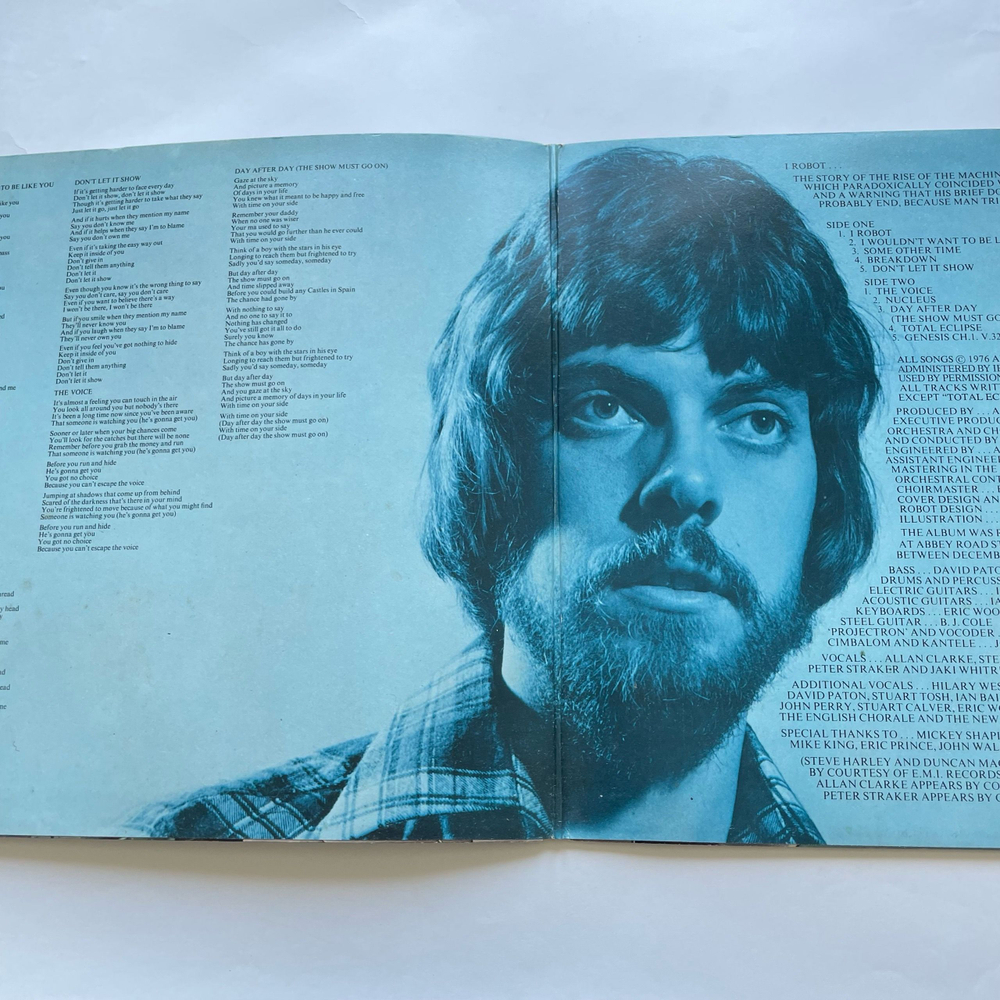 Винтажная виниловая пластинка LP The Alan Parsons Project I Robot (Италия 1977)