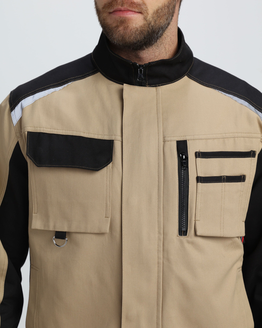 Куртка Милан CH, бежевый/черный