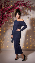 Платье Жемчужное с люрексом