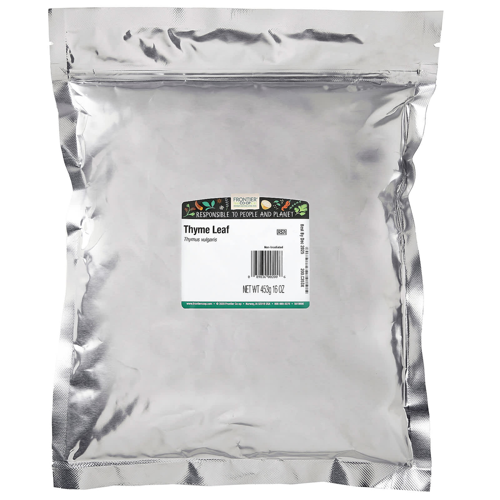 Frontier Co-op, листья чабреца, 453 г (16 унций)