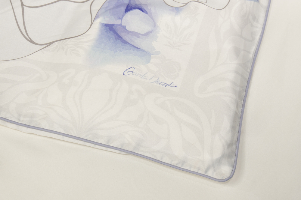 Простыня тенсель белая 270x280 Garda Decor