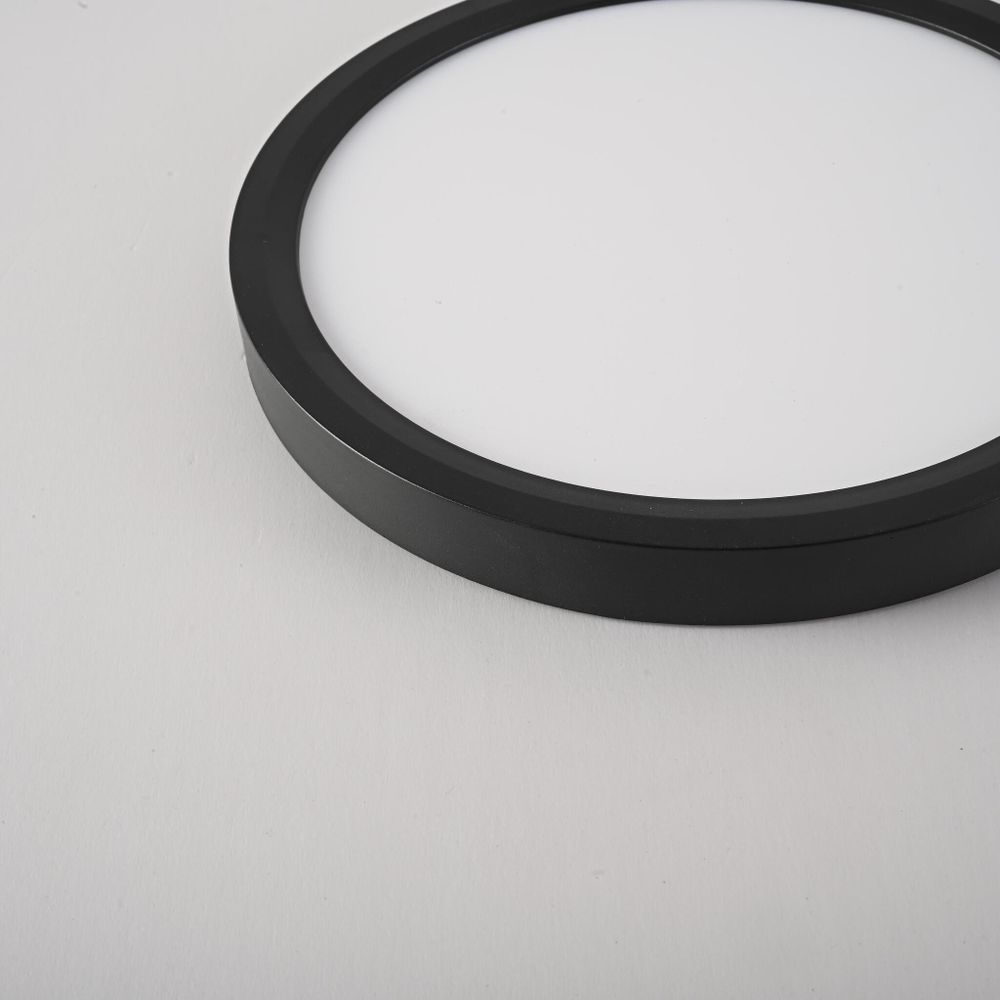 Потолочный Светильник Slim D18 Чёрный By Imperiumloft