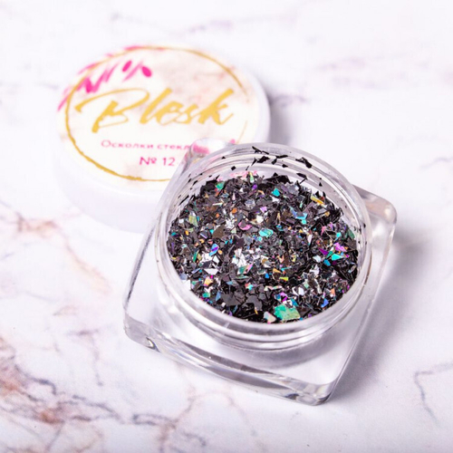 Blesk, Дизайн для ногтей "Осколки стекляруса" №12
