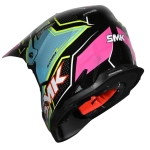 Шлем SMK ALLTERRA MAVERIX, цвет розовый/голубой/желтый (L)