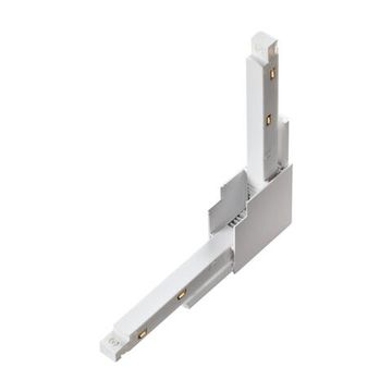 135123 SHINO NT21 043 белый Соединитель с токопроводом для шинопровода Г-образный IP20 48V FLUM