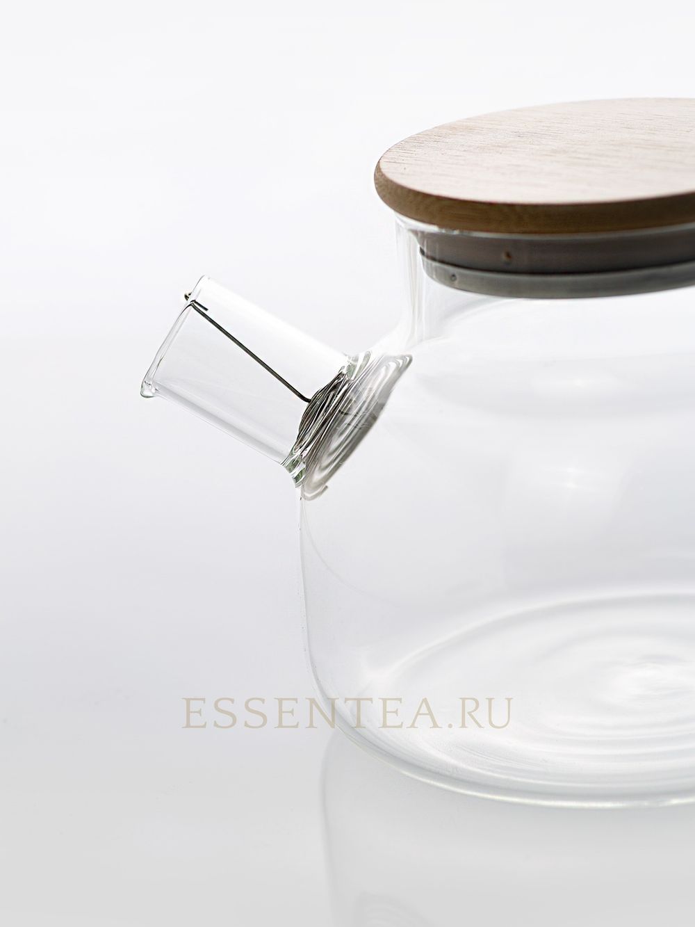 чайник с бамбуковой крышкой