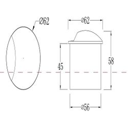 Встраиваемый в дорогу светильник Maytoni Biscotti O035-L3B3K