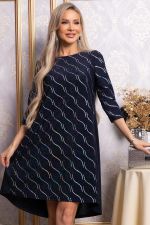 Платье Леди Элегант (синее) П14826-10М LT Collection