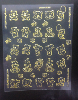 Nika Nagel Набор наклеек "Фрески 2" для дизайна