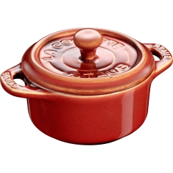 STAUB Мини-кокотница 9,5 см 200 мл каштан