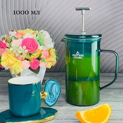 Lenardi 139-004 Френч-пресс 1000мл. в под.уп.(х12)Стекло