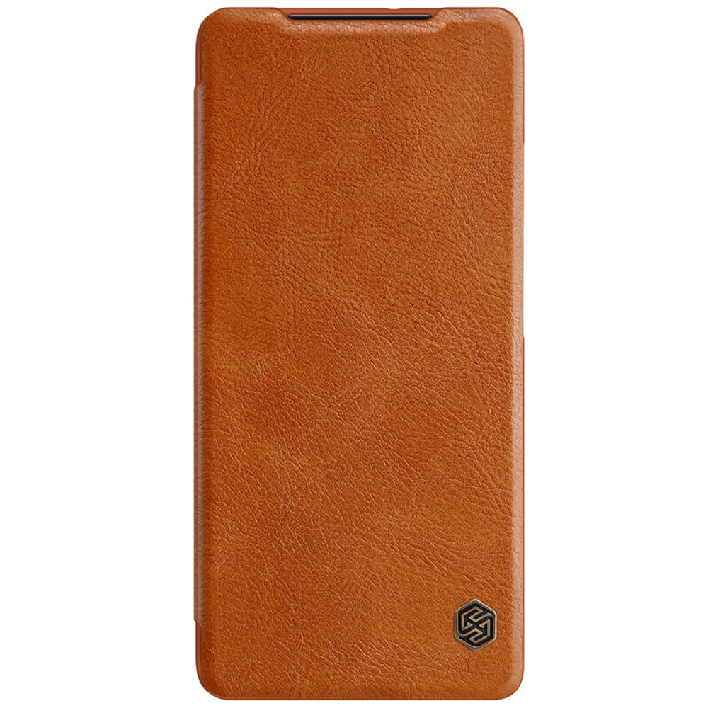 Кожаный чехол-книжка Nillkin Leather Qin для Samsung Galaxy S21 Ultra